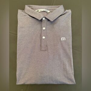 Travis Mathew Golf Polo Men’s XL Light Purple Laurel Springs Logo